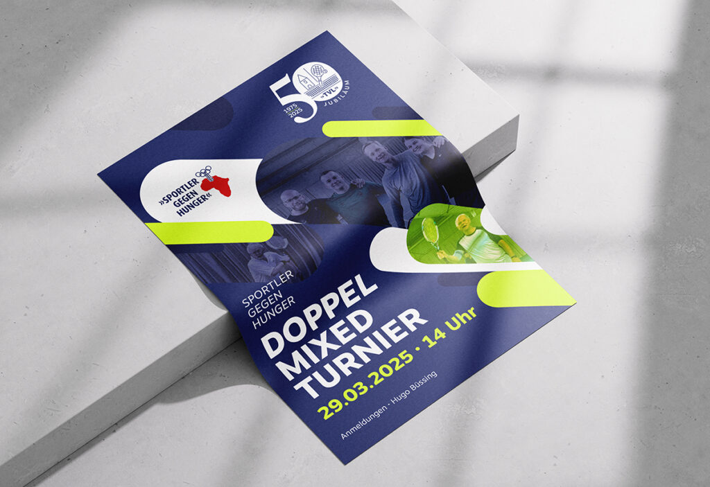 Poster im Design des Tennisverein Langförden