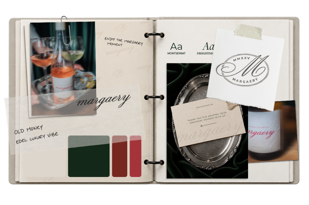 Mockup mit Branding-Material von Studio Schniekes
